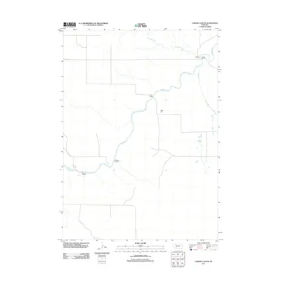 2011 Map of Coburn Canyon, 2011 Print