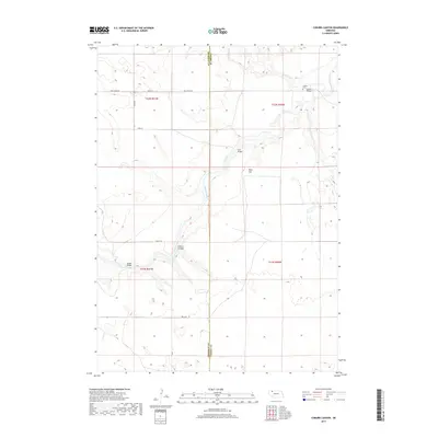 2017 Map of Coburn Canyon, 2017 Print