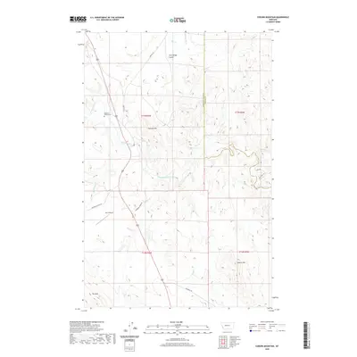 2020 Map of Coburn Mountain, 2020 Print