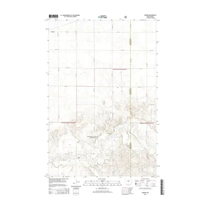 2014 Map of Coburn, 2014 Print