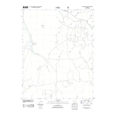 2011 Map of Cochetopa Park, 2011 Print