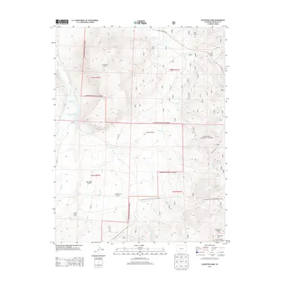 2013 Map of Cochetopa Park, 2013 Print