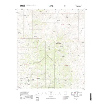 2018 Map of Cochise Head, 2018 Print