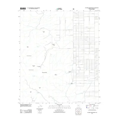 2012 Map of Cochise Stronghold, 2012 Print