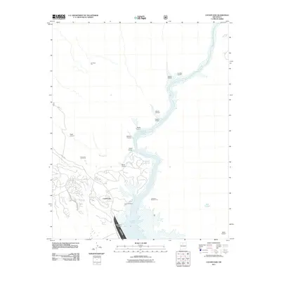 2011 Map of Cochiti Dam, 2011 Print
