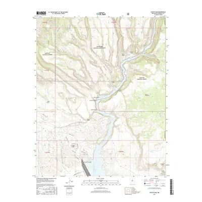 2017 Map of Cochiti Dam, 2017 Print