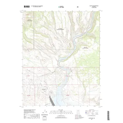 2020 Map of Cochiti Dam, 2020 Print
