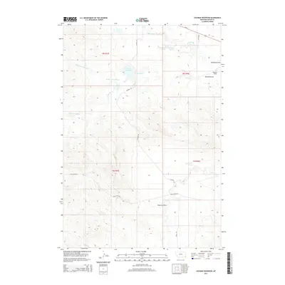 2014 Map of Cochran Reservoir, 2014 Print