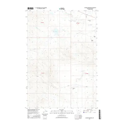2017 Map of Cochran Reservoir, 2017 Print