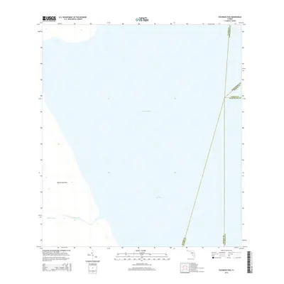 2015 Map of Cochrans Pass, 2015 Print
