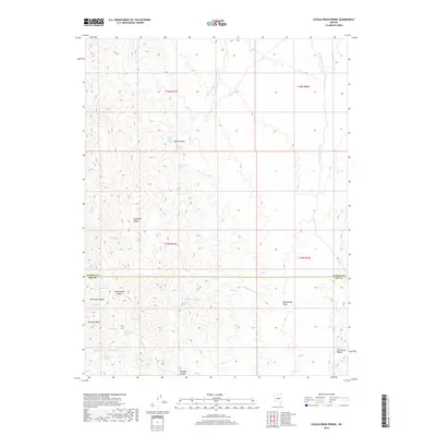 2018 Map of Cockalorum Spring, 2018 Print