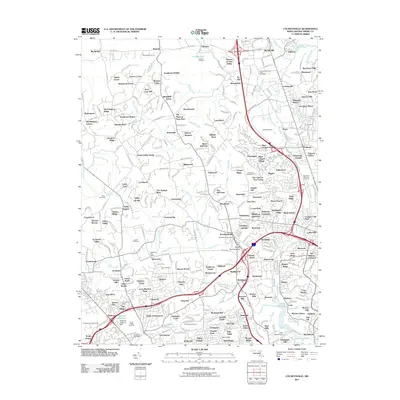 2011 Map of Cockeysville, 2011 Print