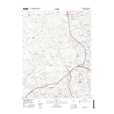 2016 Map of Cockeysville, 2016 Print