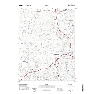 2019 Map of Cockeysville, 2019 Print