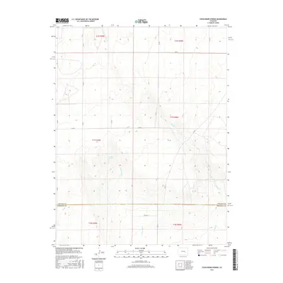 2016 Map of Cockleburr Springs, 2016 Print