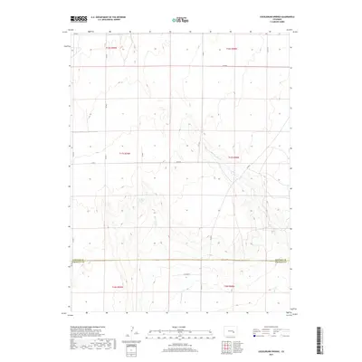 2019 Map of Cockleburr Springs, 2019 Print