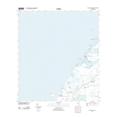 2012 Map of Cockroach Bay, 2012 Print