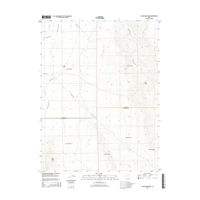 2014 Map of Cockscomb Ridge, 2014 Print