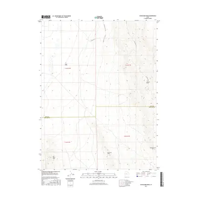 2017 Map of Cockscomb Ridge, 2017 Print
