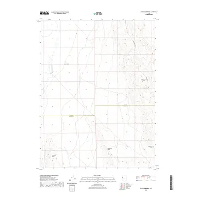 2020 Map of Cockscomb Ridge, 2020 Print