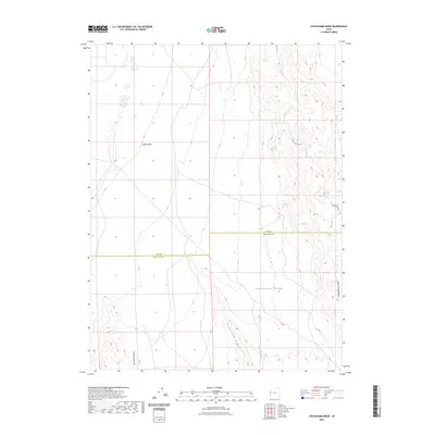 2023 Map of Cockscomb Ridge, 2023 Print