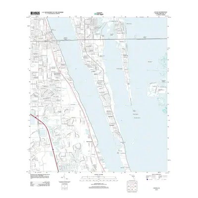 2012 Map of Cocoa, 2012 Print