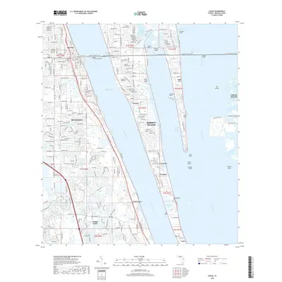 2018 Map of Cocoa, 2018 Print