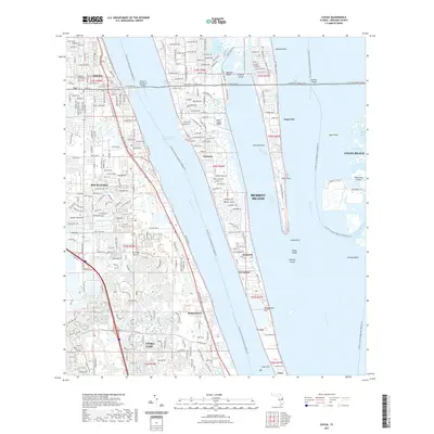 2021 Map of Cocoa, 2021 Print