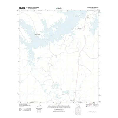 2012 Map of Cocodrie Lake, 2012 Print