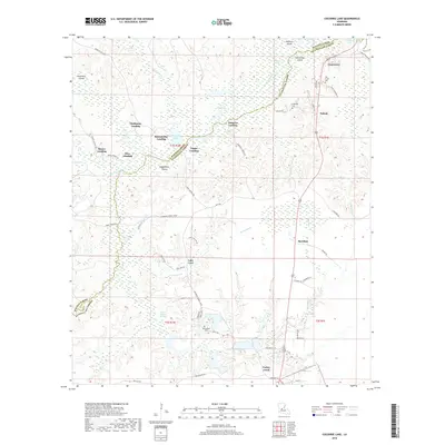 2018 Map of Cocodrie Lake, 2018 Print