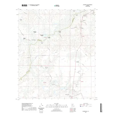 2020 Map of Cocodrie Lake, 2020 Print