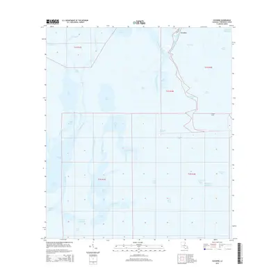 2015 Map of Cocodrie, 2015 Print