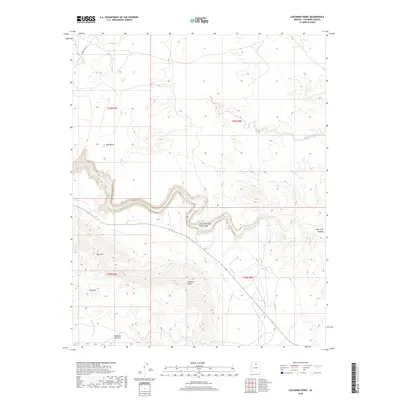 2018 Map of Coconino Point, 2018 Print