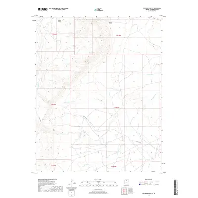 2018 Map of Coconino Point SE, 2018 Print