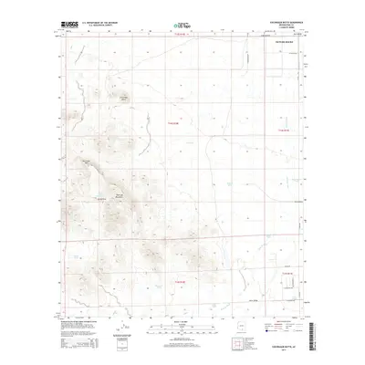 2014 Map of Cocoraque Butte, 2014 Print