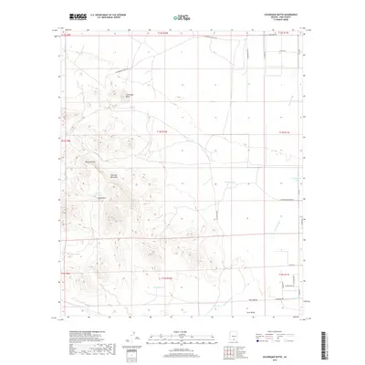 2018 Map of Cocoraque Butte, 2018 Print