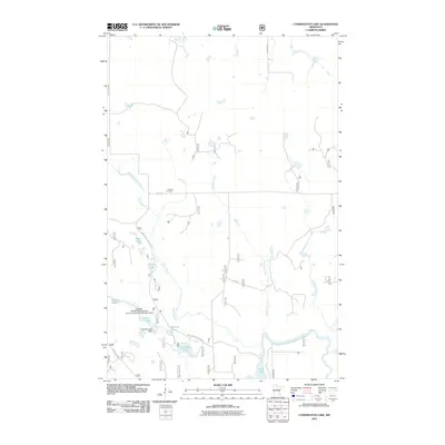 2011 Map of Coddington Lake, 2011 Print