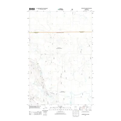 2013 Map of Coddington Lake, 2013 Print
