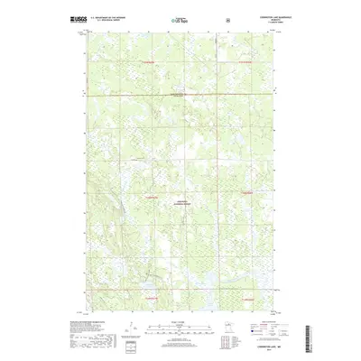 2019 Map of Coddington Lake, 2019 Print
