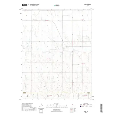 2018 Map of Codell, 2018 Print