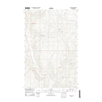 2014 Map of Cody Butte, 2014 Print