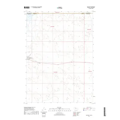 2017 Map of Cody East, 2017 Print