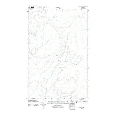 2011 Map of Cody Lake, 2011 Print