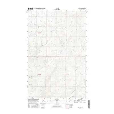 2017 Map of Cody Lake, 2017 Print