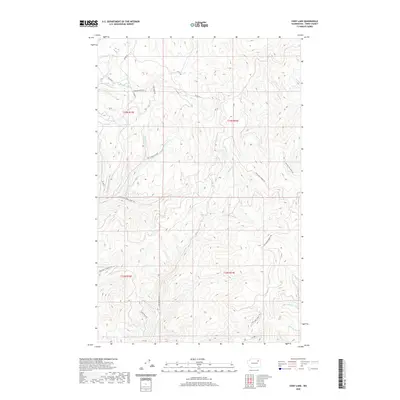 2020 Map of Cody Lake, 2020 Print