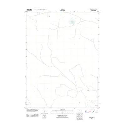 2011 Map of Cody Lake, 2011 Print