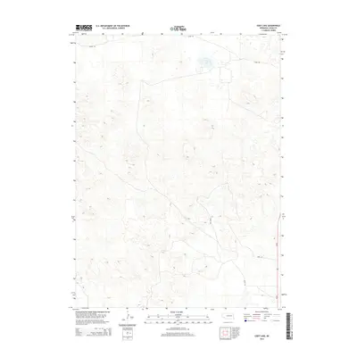 2014 Map of Cody Lake, 2014 Print