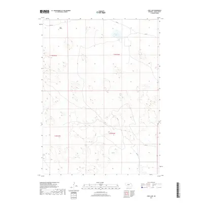 2017 Map of Cody Lake, 2017 Print