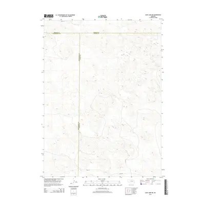 2014 Map of Cody Lake NW, 2014 Print