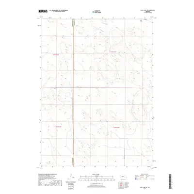 2017 Map of Cody Lake SW, 2017 Print